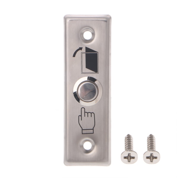 92x28mm dörrklocka i rostfritt stål tryckknappsbrytare för pekskärm
