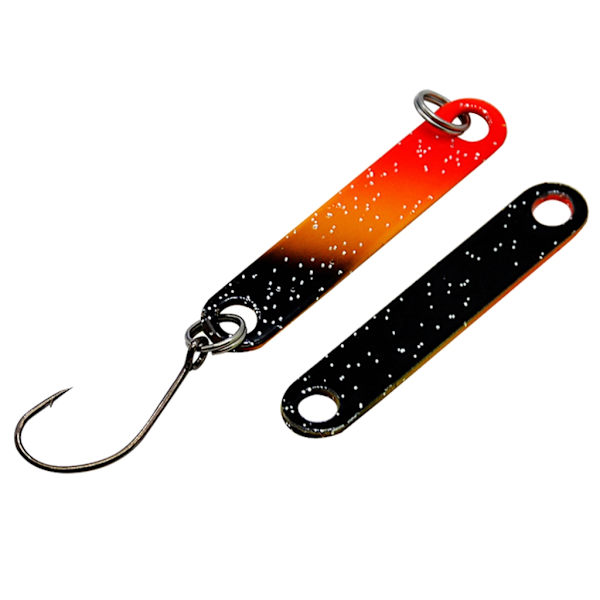 6x Fiskedrag 4cm/1,57'' Färgglad Fiskesked Dubbelsidiga metallpalljetter Fiskedrag Fisketillbehör för öring