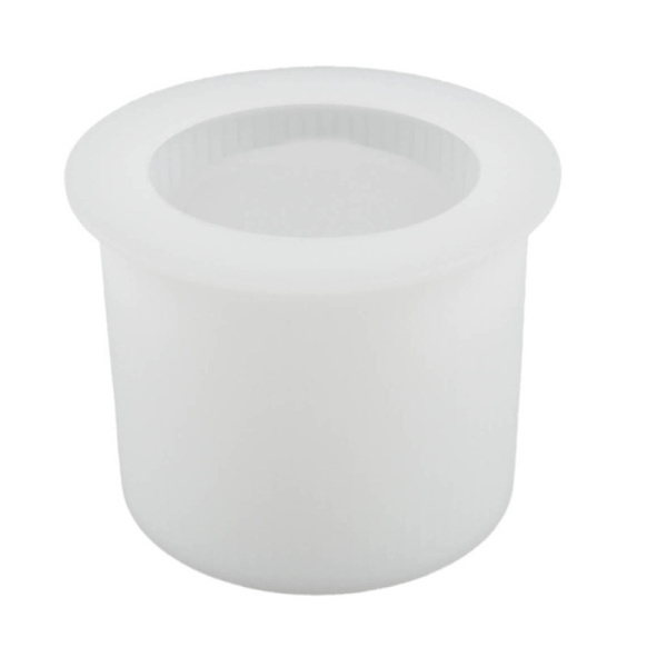 DIY Form til Kreative Gips Cement Aromaterapi Lyskopper og Gips Opbevaringsdåser med Spejl Silikoneform