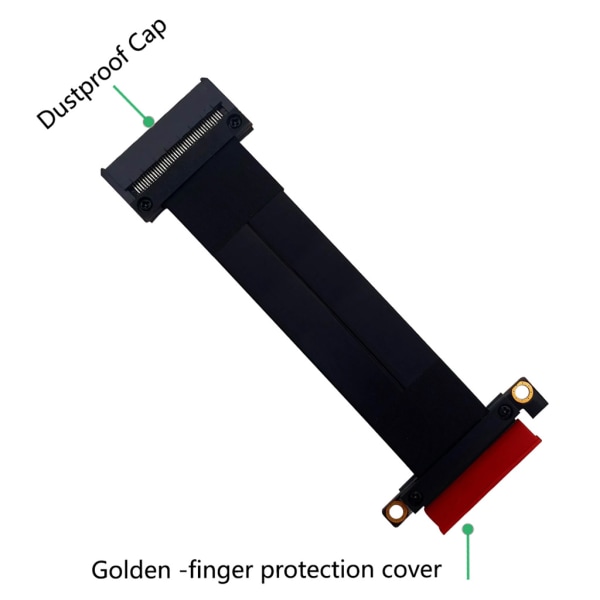 U2 gränssnitt SFF-8639 ( U.2 ) till för M.2 NVMe NGFF för nyckel för M nyckel-M M2 Adapter Riser Card Ribbon Förlängningskabel