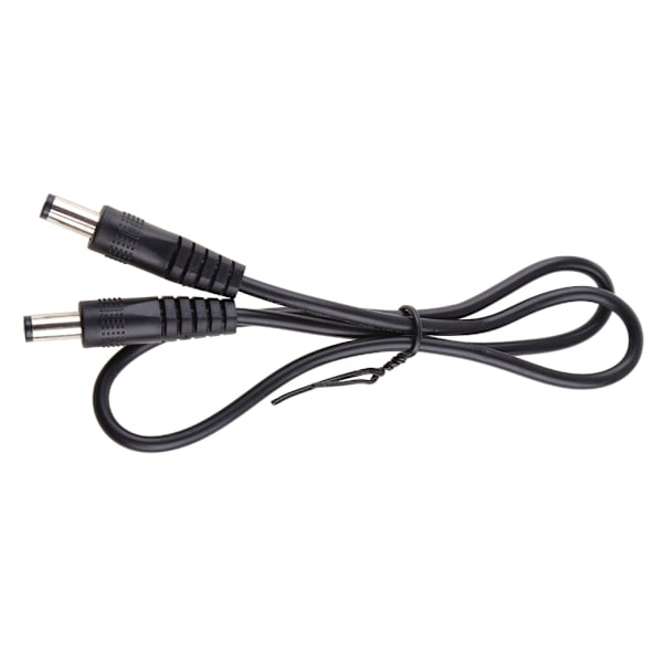 for DC 5.5x2.1mm Hann til Hann Pluggkontakt Sylinder Jack Strømadapter for DC Strømforlengelseskabel For CCTV Sikkerhet C
