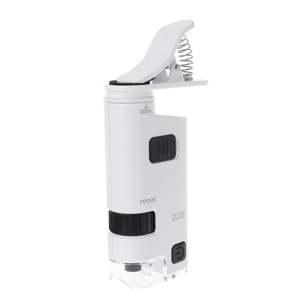 80-120X Clip-On LED Mobiltelefon Mikroskop Mini Smart Phone Lins Mikroskop Förstoringsglas Universal med LED Kompakt-