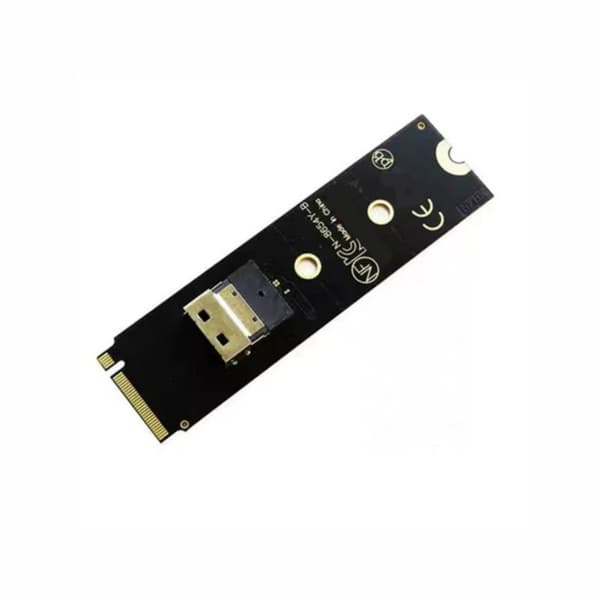SFF-8654 til M.2 NVMe PCIe Adapterkort Adapterstasjon Utvidelse Ekstern