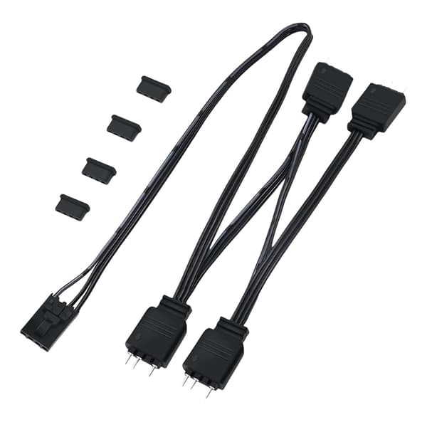 4Pin til 5V 3Pin ARGB Splitter Forlængerkabel Holdbarhed Til HDLL120
