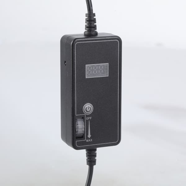 12V Variabel Hastighetsregulator Med Temperaturdisplay För Kylfläkt