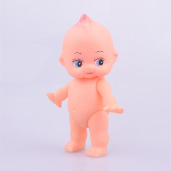 6'' Mini Reborn Baby för docka Mjuk helkropp Vinyl konstgjort hantverk för docka med sött ansikte naken för docka Populär Ba