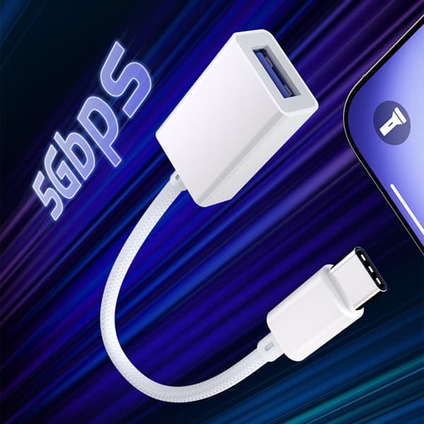 Vändbar Typ C USB-adapter för snabb data- och enhetsanslutning