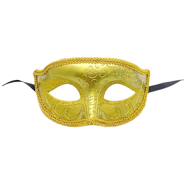 Maskeradmask venetiansk halloween kostymmask Mardi Gras mask festmask C