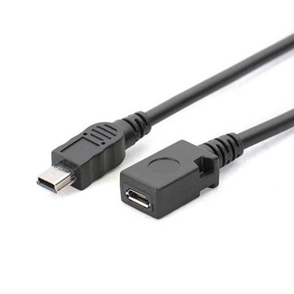 5'' Micro USB Hona till Mini USB Hane Adapter Laddare Kabel Konverterkabel 13 cm Adapter Kabel för GPS mobiltelefon