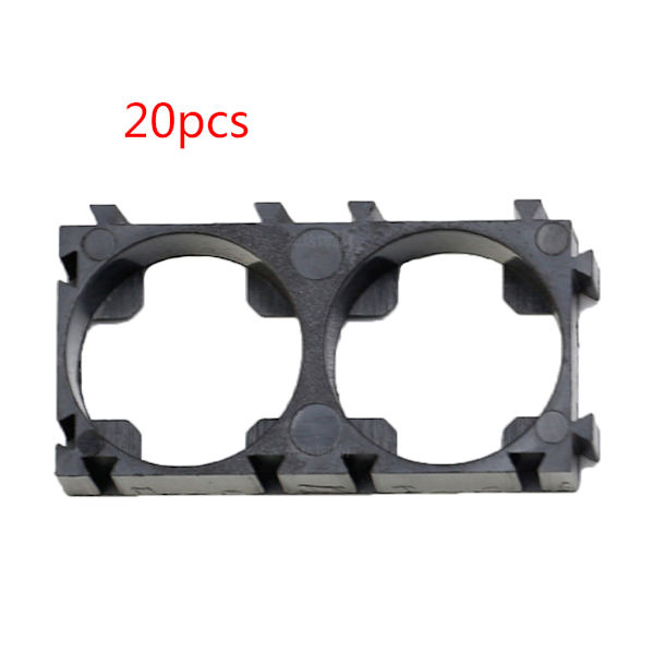 20 st 1x2 Batterihållare Fäste Säkerhet Anti Vibration Plastcellfästen Ersättning för 21700 Batterier