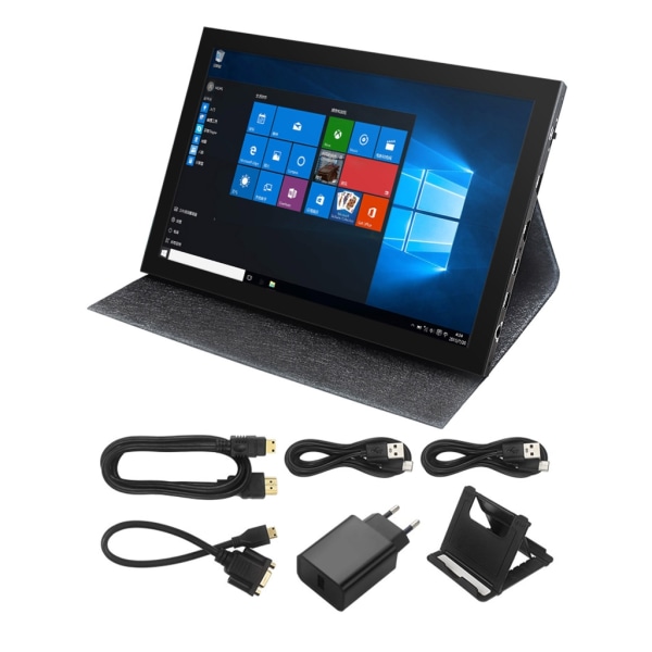 10,1 tommer IPS LCD-skærm Touchscreen Valgfrit læderbeslag til Raspberry Pi 4B/3B+ Virkelighedstro farver 1280X800