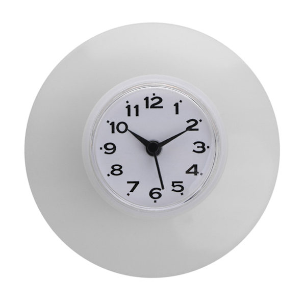 Silikon Badrum Kök Dusch Sugpropp Väggklocka Vattentålig Timer Glas