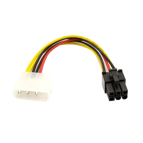 4-benet til 6-benet PCI-Express PCIE grafikkort strømadapter konverterkabel