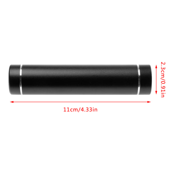Metal Power Bank DIY Kit Förvaring för Case Box Gratis svetsning 1X 18650 Batteri 5V 1A USB Extern Laddare med LED Flashlig
