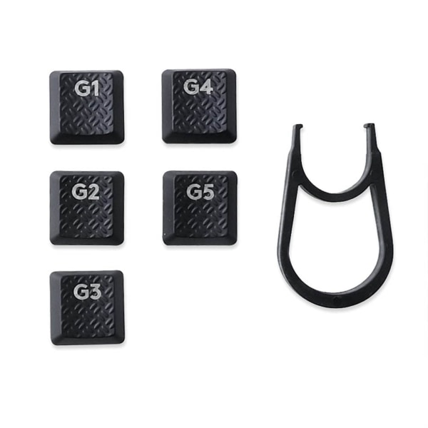 Textur Taktilitet Bakgrundsbelysta tangenter G1 G2 G3 G4 G5 Nycklar Byt ut för Logitech G813/G815/G913/G915 RGB mekaniskt tangentbord Black