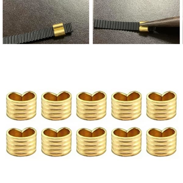 6mm 3D Printer Rem Messingterminaler Formonterede Konnektorer Metalhardware