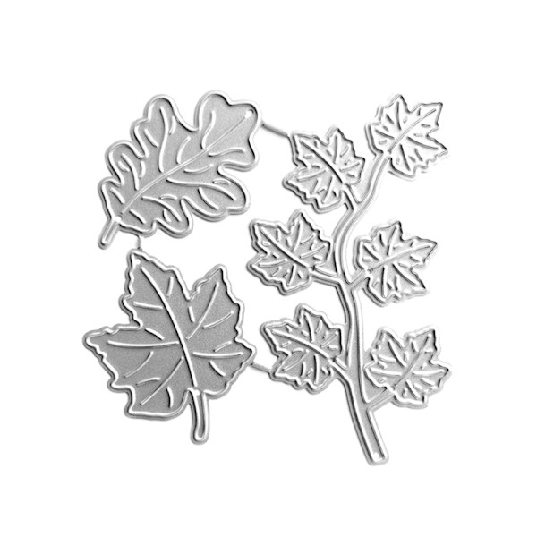 Blad Metal Skærestencils Scrapbooking Stencil Udskæringer Kort Prægning DIY Fotoalbum Skabelon Form Dekoration Håndværk