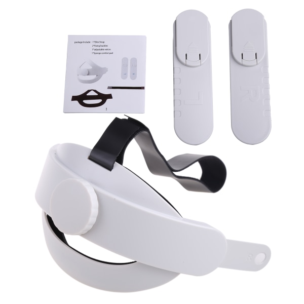 Justerbar för Oculus Quest 2 Virtual for Head Strap VR Strap Comfort Förbättra stödet