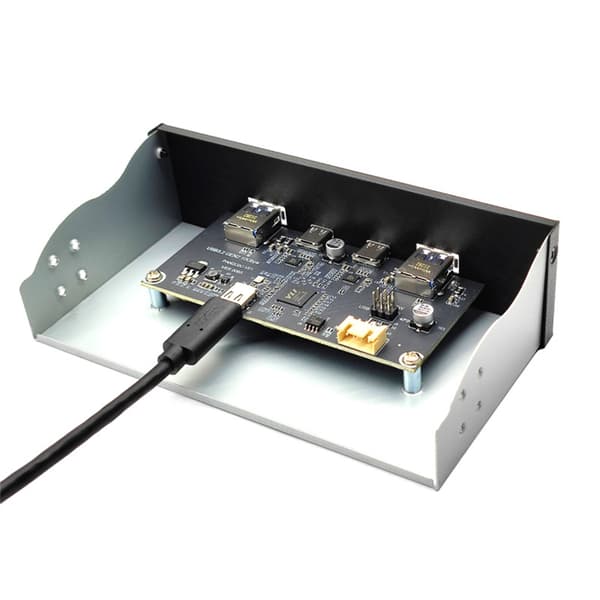 USB3.2 Frontpanel Hub To Eksterne Usb3.0 Porter Solid Metallkonstruksjon