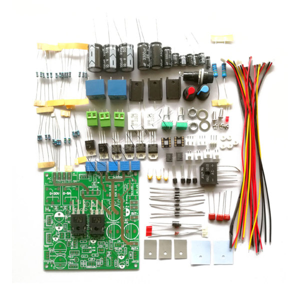 Justerbar power 0-30V 0-5A Inlärningsexperiment Power Board Stabiliserad konstantström Power Board Kit för gör-det-själv