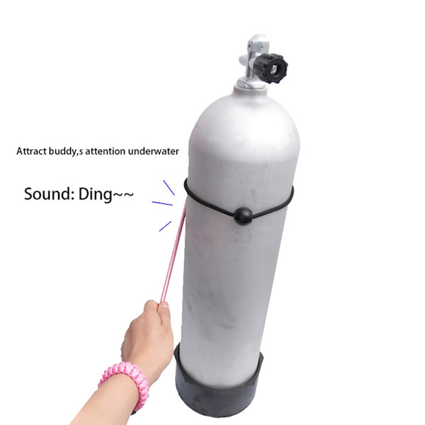 Scuba Diving Pointer Rod Diving Noise Maker Hummer Stick Diving Pointer Scuba Stick Diving Pointer Diving Stick Rod Red