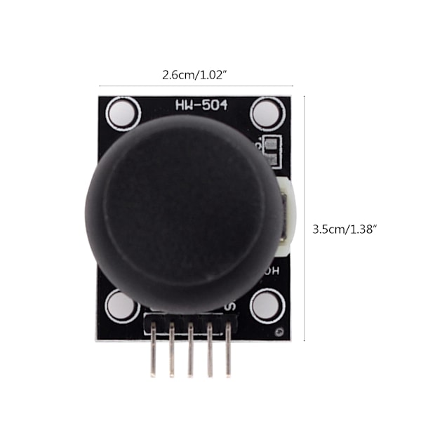 Dubbelaxel Joystick Breakout Modul Lämplig för Arduino Joystick Sensor för PS2