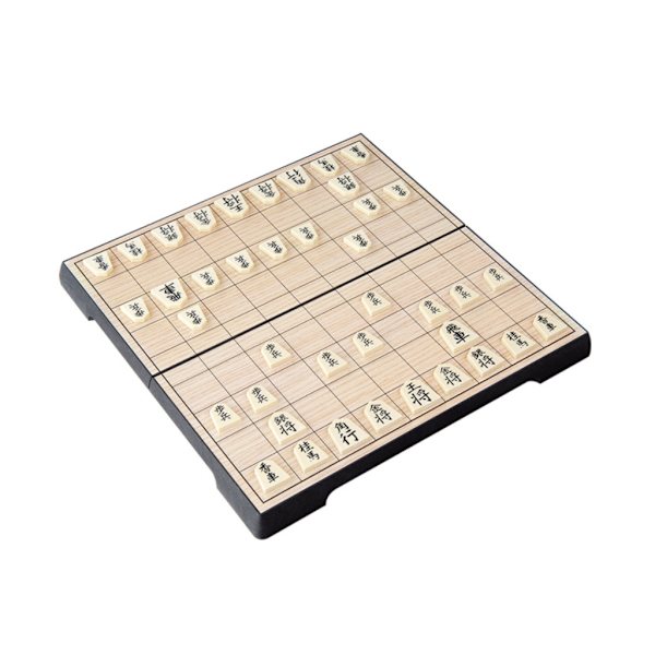 Vikbar Magnetisk Shogi Set Box Portabel Japansk Schack Barn