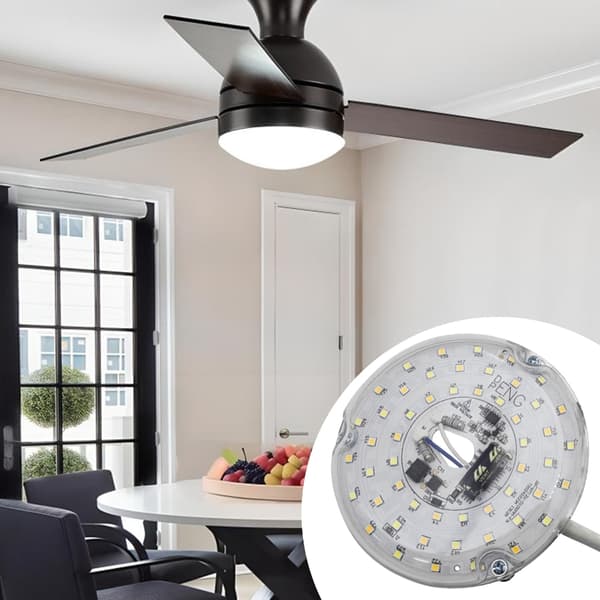 15W 110V Loftarmatur Reform Sæt Nem Installation LED Ventilator Lys Sæt