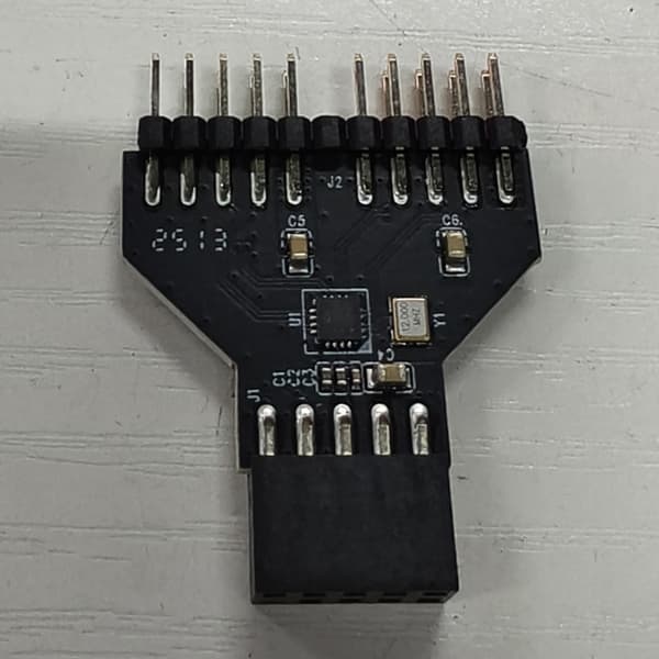 USB 2.0-stik til RGB USB2.0 9-benet interface splitter computeradapter