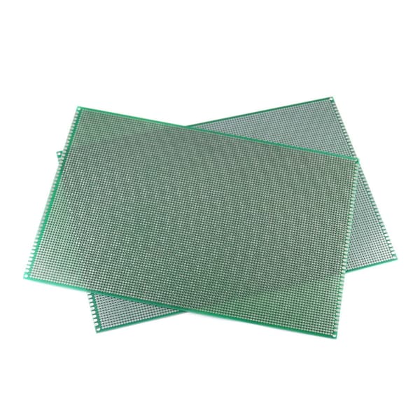 3 stk. Store 20x30 cm dobbeltsidige protoboards PCB-kretskort for elektronikk
