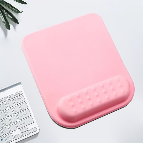 Tastatur Håndleddsstøttepute Myk Memory Foam Musematte Håndleddsstøttepute P Red
