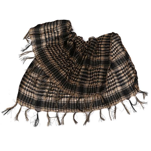 Military Keffiyeh Arab Scarf Jakt Cykelsjal för Head Wrap Army Camo Mud Color