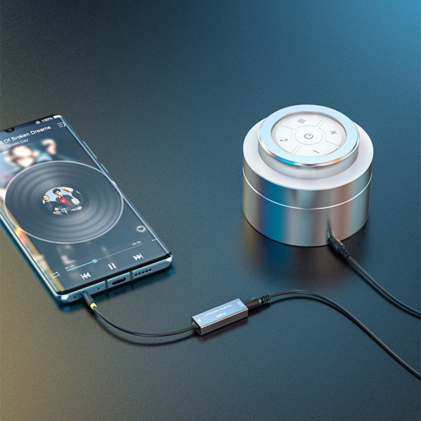 3,5 mm ljudisolator Ljudkabel Högtalarlinjeisolator för bilstereoljudsystem Guldpläteringskontakt Stabil överföring