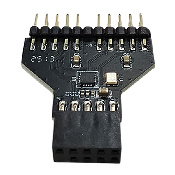 USB 2.0-stik til RGB USB2.0 9-benet interface splitter computeradapter