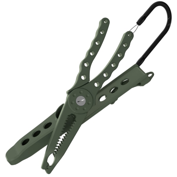 Fiskegripare Bärbar Fish Grip Läppklämma Grabber Fish Clamp Grip Fish Controller Fisketång Tång med karbinhake Black