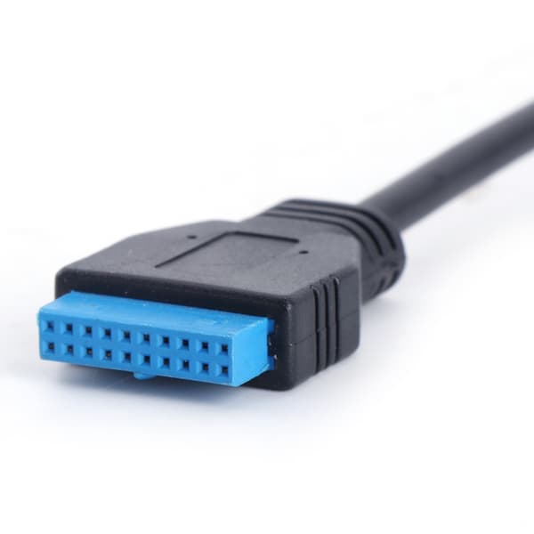 USB 3.0 20-pin header hun til USB 2.0 9-pin han adaptere konvertere kabel