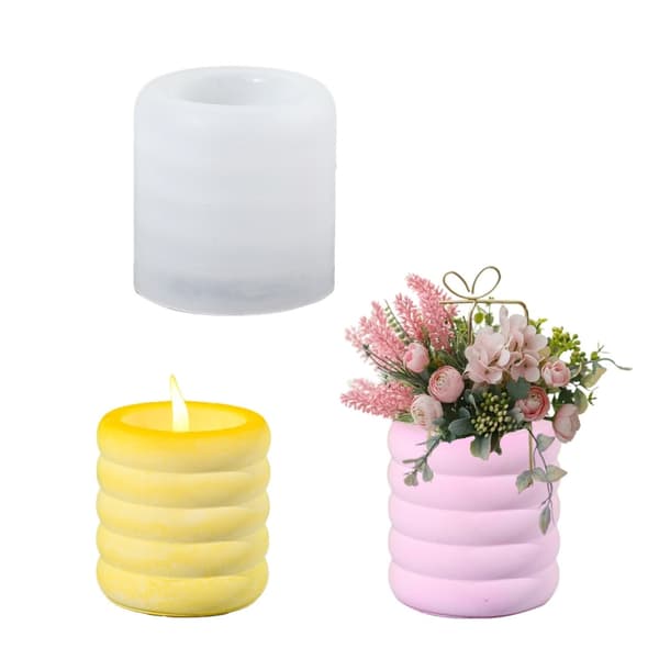 Silikonform for kreative DIY-prosjekter Fem ringer design Solid og fleksibel