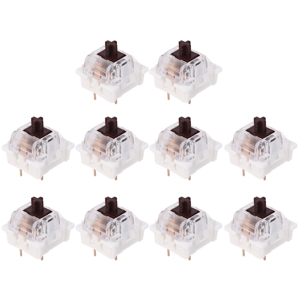3-pins brytere Svart/Rød/Brun/Blå SMD LED-bryter for mekanisk tastatur Passer for Cherry MX Gateron Erstatning DIY