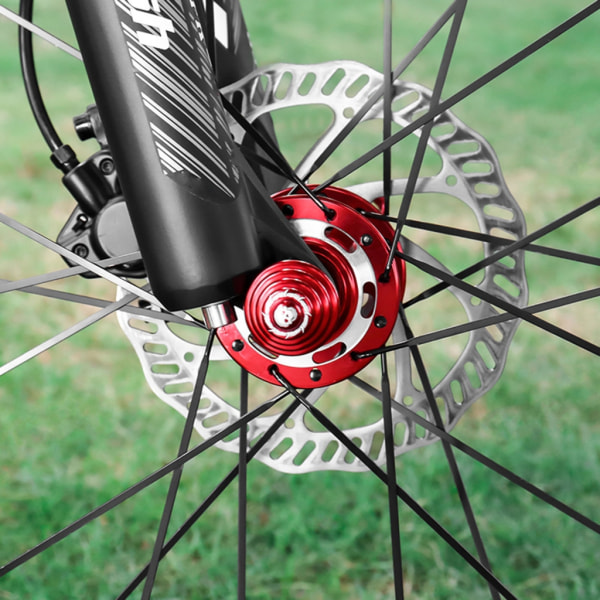 Cykel baknavaxelmuttrar Cykel- Tillbehör Aluminiumlegering-Cykelnavaxel Skruvar Muttrar för MTB/vägcykelbyte Red