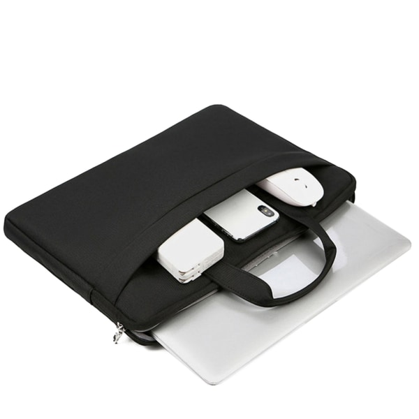 Laptopväska Portfölj Multifunktionshandväska Messenger Bag Datorväska för män Kvinnor Affärsreseväska White 14 inches
