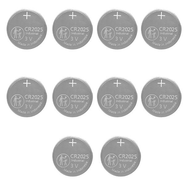 Til CR2025 Lithium Batteri Ur Lommeregner Bilnøgle Fjernbetjening Knap Møntceller Elektronisk Legetøj Computer Bundkort