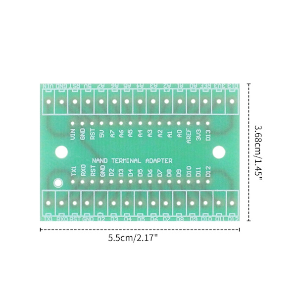 3st Nano V1.0 3.0 Controller Terminal Adapter Expansion Board IO Shield Enkel förlängningsplatta för ManoATMEGA328P