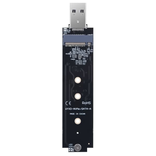 To Protokol M.2 SSD til USB 3.2 Konvertere Til 2230 2242 2260 2280 SSD'er