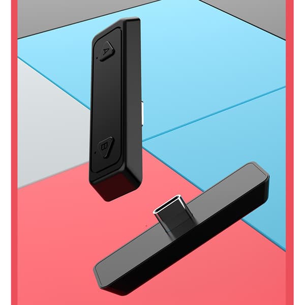 Typ-C Ljudsändare Trådlös Låg Latens för Switch/PC Dator/PS Spel