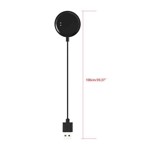 Bärbar USB laddningskabel för Remalme-Watch Laddare Cradle Smartwatch Power Dockningsställ Tillbehör