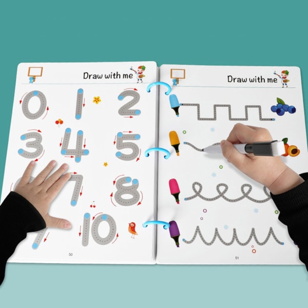 Kids First Writing Book of Pencil Control and Patterns FOR Hand-eye Coordination Line Tracing Workbook