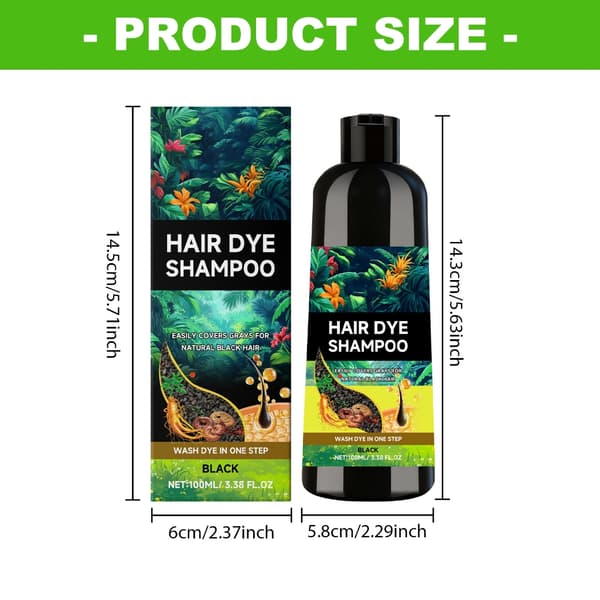 Dybdenærende Urte Shampoo 100ML til Beskyttelse af Farvebehandlet Hår