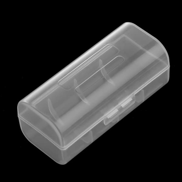 Transparent Plastik Etui Holder Container Batteri Opbevaringsboks Til 1X 26650 B