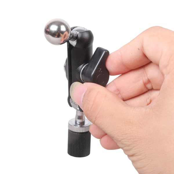 1/4-tommers gjenget til 17 mm kulehode gjenget skrueadapter dobbelthode for DSLR