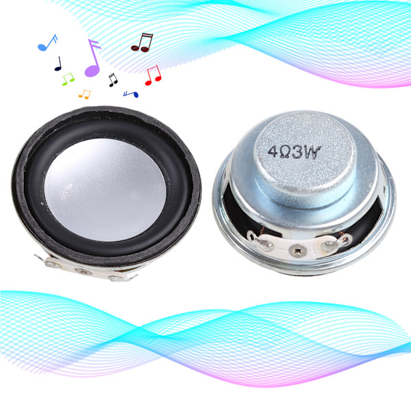 2 delar 4Ω 3W 4021 Högtalare Stereo Bashögtalare Högtalare 2.0 Uttag 87dB SNR 4 ohm 3 watt 4r 3w